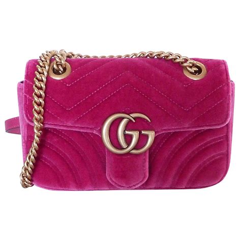 gucci purple marmont bag|pink gucci bag small.